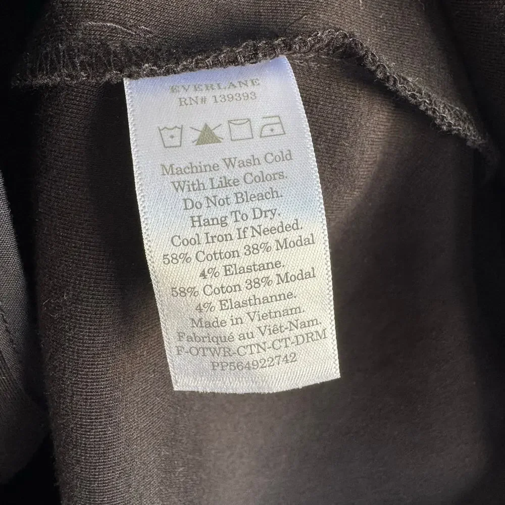 Everlane Long Knit Black Dream Coat size XS - Picture 5 of 5